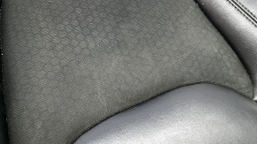 Driver's seat cushion upholstery for Jeep Cherokee KL 19-23, black leather, perforated, heated, dented