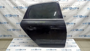 Rear right door assembly for Audi A4 B9 17-19 black LY9B, keyless, scratches on molding, bumps