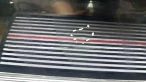 Rear right door assembly for Audi A4 B9 17-19 black LY9B, keyless, scratches on molding, bumps