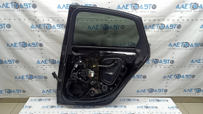Rear right door assembly for Audi A4 B9 17-19 black LY9B, keyless, scratches on molding, bumps