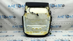 Audi A4 B9 17-19 driver's seat cushion upholstery, black leather, heated, needs cleaning, cracked