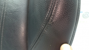 Audi A4 B9 17-19 black leather driver's seat backrest, heated, cracked, scratches