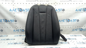 Audi A4 B9 17-19 passenger seat back upholstery, black leather, heated