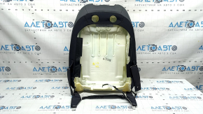 Audi A4 B9 17-19 passenger seat back upholstery, black leather, heated