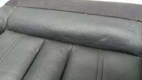 Audi A4 B9 17-19 passenger seat cushion upholstery, black leather, heated, ready to clean