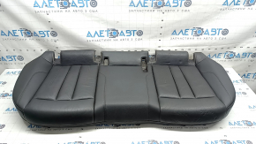 Rear seat cushion for Audi A4 B9 17-19, black leather, heated, dented, dry cleanable, scratched