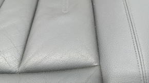 Rear seat cushion for Audi A4 B9 17-19, black leather, heated, dented, dry cleanable, scratched