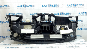 Jeep Cherokee KL 19-19 black dashboard with airbag