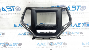 Jeep Cherokee KL 19-23 radio surround with air vents for the middle display, scratches, cracks in the mounts