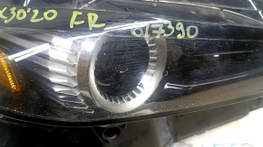 Headlight front right assembly Mazda CX-30 20- LED adaptive, sand, moisture inside