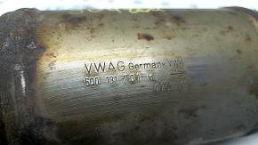 Audi A3 8V 15-20 2.0T exhaust pipe with catalytic converter for 2 single exhausts, mesh torn