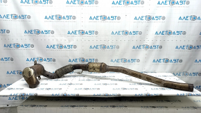 Audi A3 8V 15-20 2.0T exhaust pipe with catalytic converter for 2 single exhausts, mesh torn