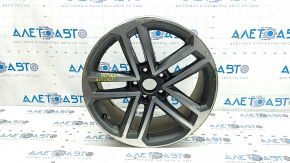 Wheel rim R18x8J ET46 Audi A3 8V 17-20 style C2R, curb, in need of repair