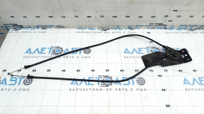 Audi A4 B9 17-25 hood release handle bracket with cables, cable mount broken