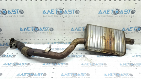 Audi A4 B9 17-25 2.0T Type 2 exhaust pipe, mesh torn, rusty