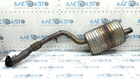 Audi A4 B9 17-25 2.0T Type 2 exhaust pipe, mesh torn, rusty
