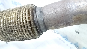 Audi A4 B9 17-25 2.0T Type 2 exhaust pipe, mesh torn, rusty