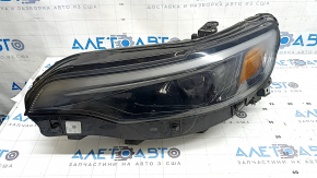 Jeep Cherokee KL 19-23 LED front left headlight assembly, polished, web-like
