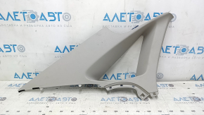 Upper left rear pillar trim VW Jetta 19-24 grey, scratches
