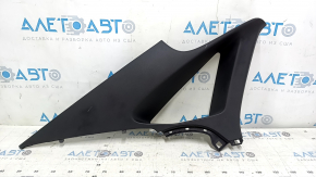 Upper left rear pillar trim for VW Jetta 19-26, black, scratches