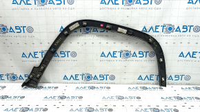 Jeep Cherokee KL 19-23 front left fender arch trim: structure, scratches, broken fasteners, cracks