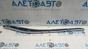 Front bumper molding, upper right, Toyota Venza 21-24, chrome, broken latch