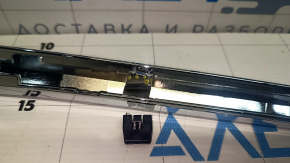 Front bumper molding, upper right, Toyota Venza 21-24, chrome, broken latch