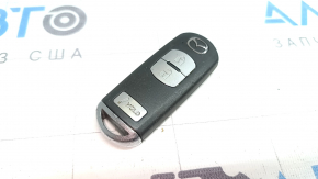 Mazda CX-9 16-20 smart key, 3 buttons, worn chrome finish
