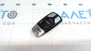 Smart key for Audi A4 B9 17-21, type 2, 4 buttons, worn, scratched, dented