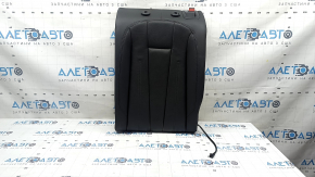 Left rear seat backrest for Audi A4 B9 17-19, black leather, heated