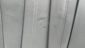 Right rear seat backrest for Audi A4 B9 17-19, black leather, heated, with seat belt and armrest, for cleaning