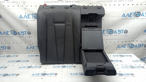 Right rear seat backrest for Audi A4 B9 17-19, black leather, heated, with seat belt and armrest, for cleaning