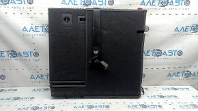 Right rear seat backrest for Audi A4 B9 17-19, black leather, heated, with seat belt and armrest, for cleaning