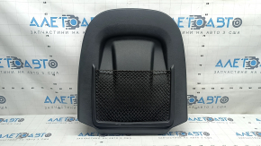 Rear passenger seat trim for Audi A4 B9 17-25, black, worn, scratches