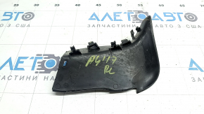 The left outer headlight cover for the Audi A4 B9 17-19 has broken fasteners.