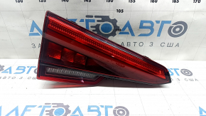 Left LED interior trunk lid light for Audi A4 B9 17 sedan, scratches
