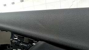 Black rear right door panel for Audi A4 B9 17-19, black leather armrest, black leather insert, Bang & Olufsen, dents, scratches