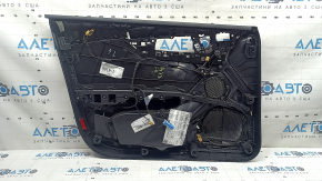 Audi A4 B9 17-19 black front right door trim, black leather armrest, black leather insert, Bang & Olufsen