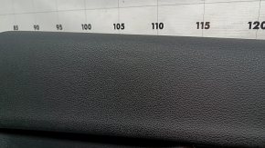 Black rear left door panel for Audi A4 B9 17-19, black leather armrest, black leather insert, Bang & Olufsen, needs cleaning, dent