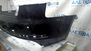 Bare rear bumper for Audi A4 B9 17-19 S-Line, for 4 parking sensors, with central mount, without plug, black, dents, scratches, broken mounts