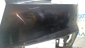 Bare front bumper for Audi A4 B9 17-19 S-Line without washers, for 4 parking sensors, without towing hook plug, black, scratches, sand