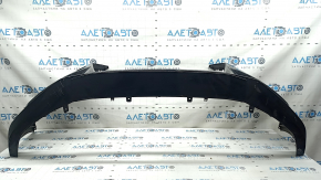 Bare front bumper for Audi A4 B9 17-19 S-Line without washers, for 4 parking sensors, without towing hook plug, black, scratches, sand