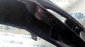 Bare front bumper for Audi A4 B9 17-19 S-Line without washers, for 4 parking sensors, without towing hook plug, black, scratches, sand