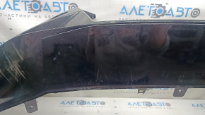 Bare front bumper for Audi A4 B9 17-19 S-Line without washers, for 4 parking sensors, without towing hook plug, black, scratches, sand