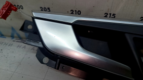 Audi A4 B9 17-25 front inner left door handle with backlight, with trim, scratches