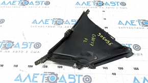 The front left fender liner duct for a BMW 5 G30 17-23 has broken fasteners.