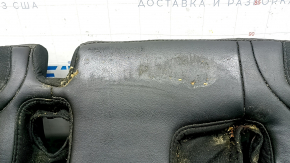 Jeep Cherokee KL 19-19 rear seat cushion, black leather + cloth, wrinkled, dry cleanable