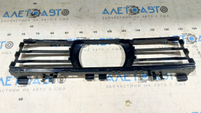 Lower grille front bumper central BMW 5 G30 17-20 black gloss under radar