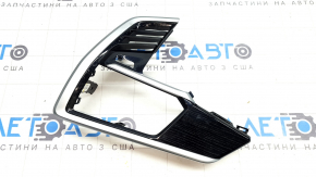 Left front panel trim BMW X7 G07 19-22 Fineline/metal wood grain, scratches, scuffed