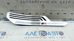 Rear right door sill insert for BMW X7 G07 19-26, chrome with backlight for 6 seats, M-Sport, scratches, nicks